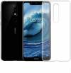 Back cover silicone clear for Nokia 9 (OEM)